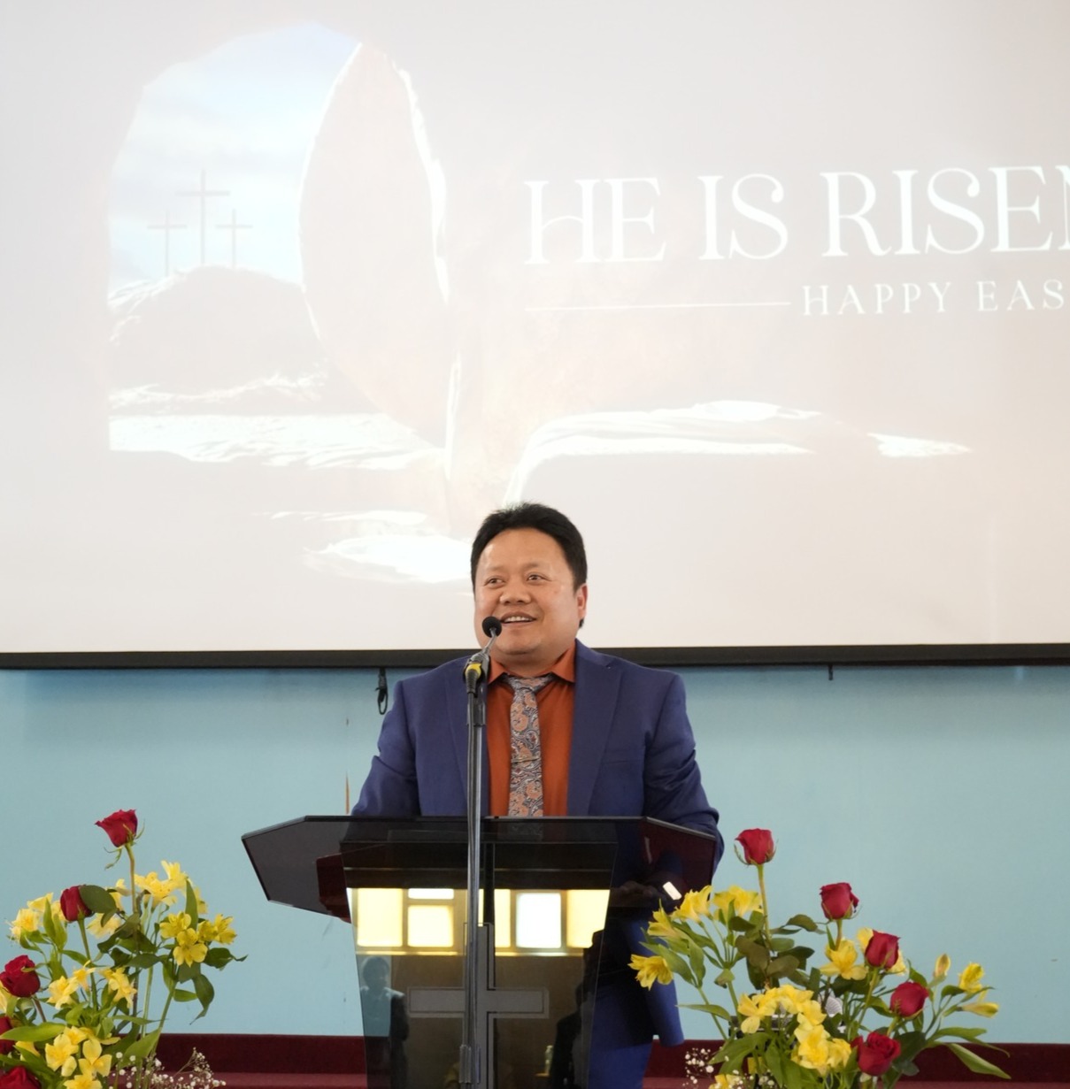 KCBC pastor speaking at church